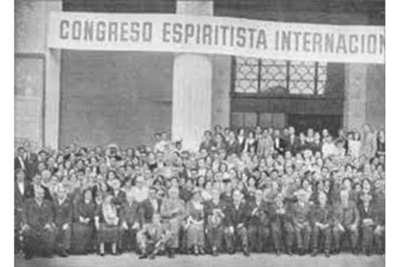 Imagen del I Congreso Espiritista Internacional en Barcelona, 1888.